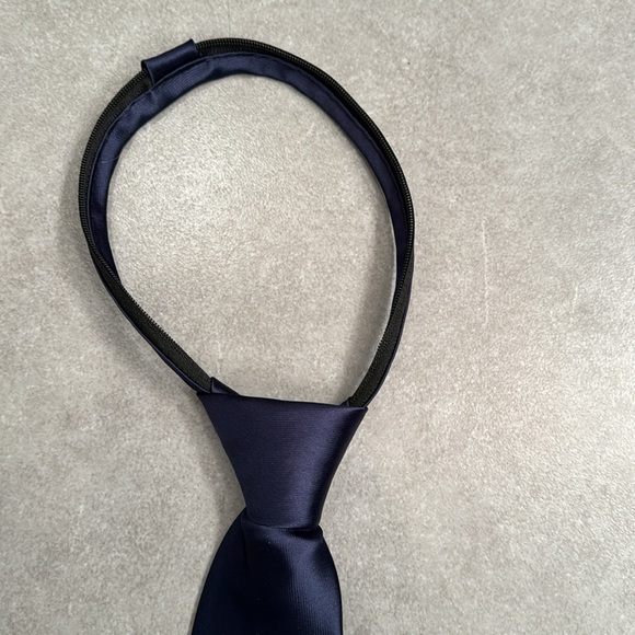 💜3/$15 Zipper Tie Blue - Picture 3 of 8